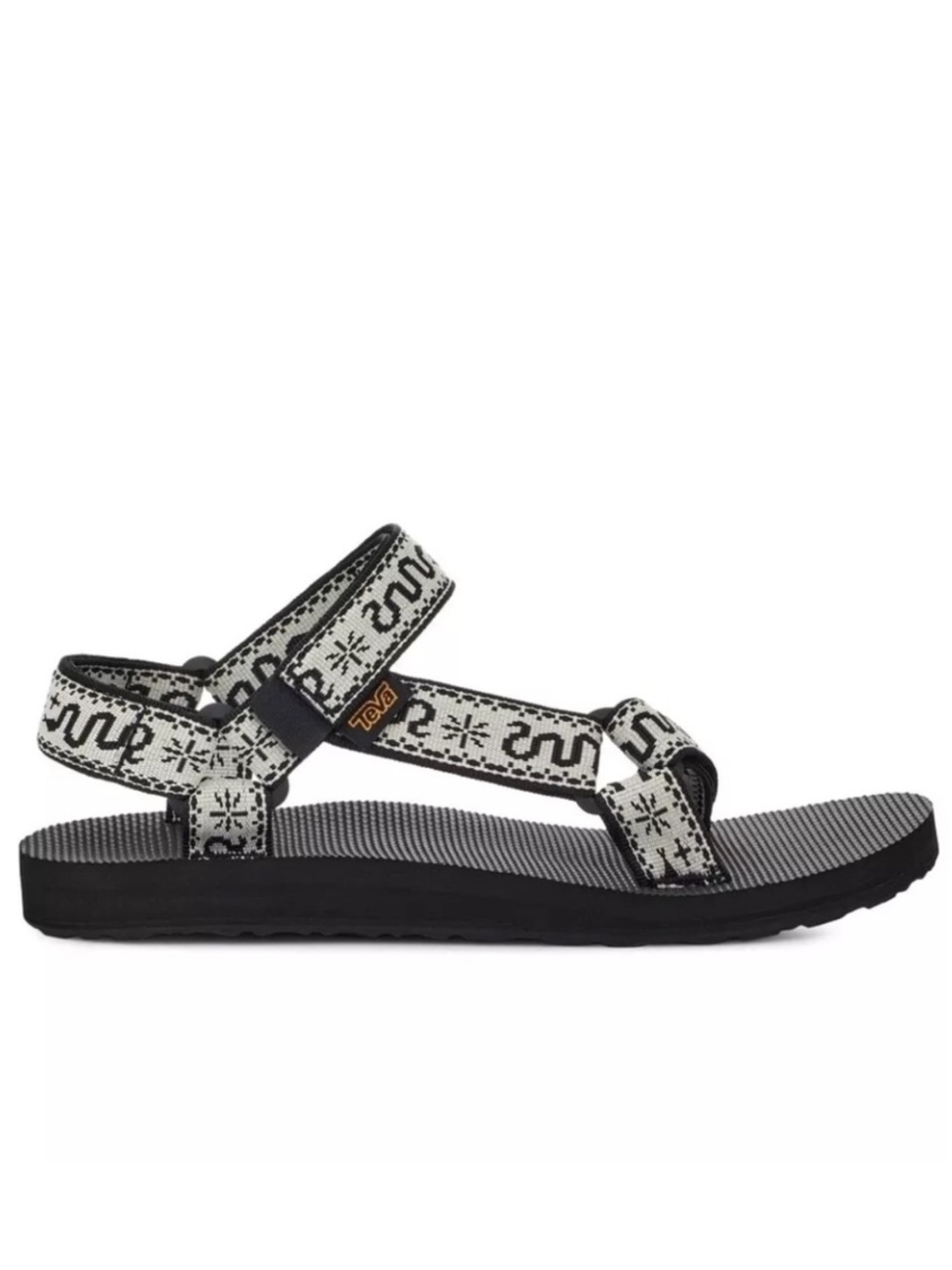 NEW Teva Original Universal Sandal Bandana Black White Snake NIB Sz 7